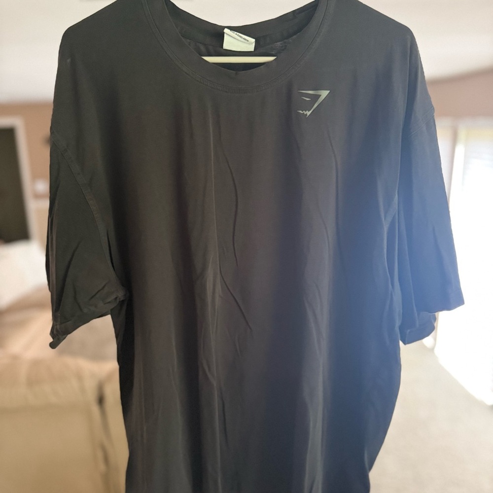 Men's Black Gym shark T-Shirt